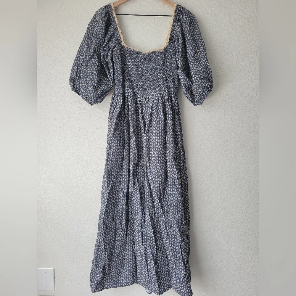 NWOT Christy Dawn Katrina in aster indigo, xlarge - Picture 8 of 12